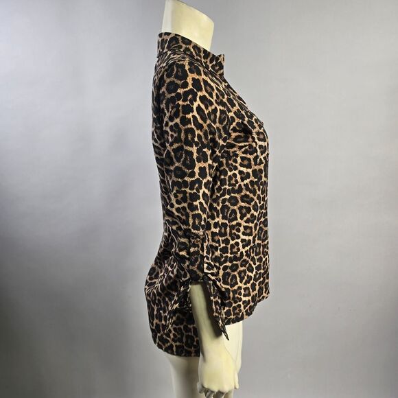 Leopard Print Women's Top - Picture 4 of 5